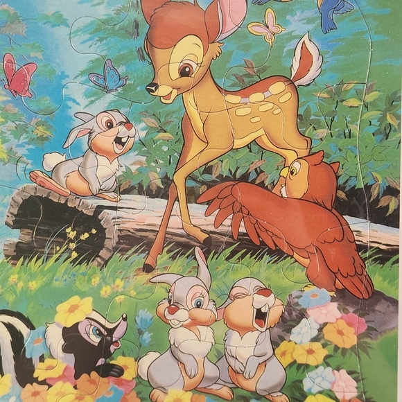 Disney Bambi Book and Puzzle 1987 - Picture 3 of 11